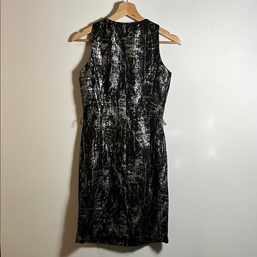 Michael Kors Elegant Black & Silver Women's Dress - Picture 5 of 5